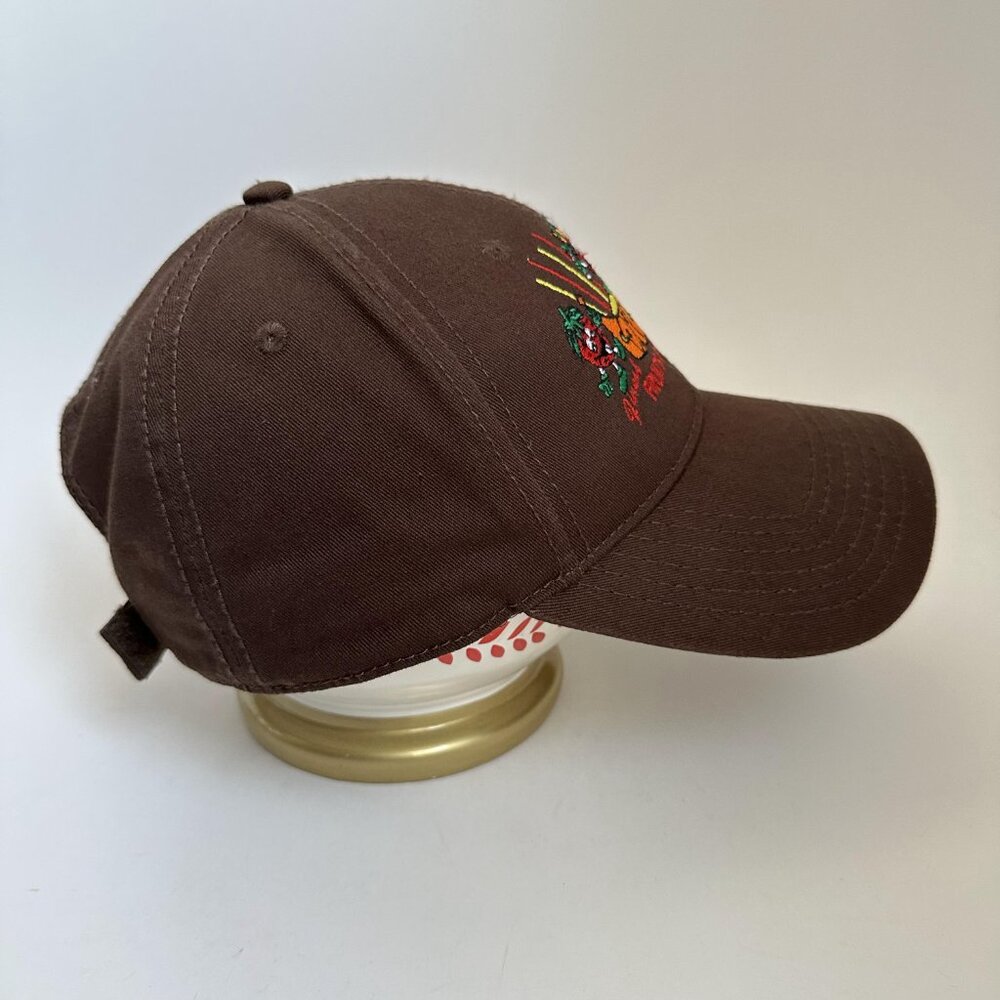 Corona Finest Fruits and Veggies Baseball Hat Strap Back OTTO 100% Cotton Brown - Picture 5 of 10
